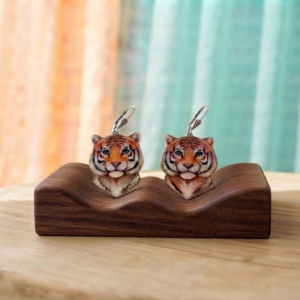 Boucles d’oreilles Tigre